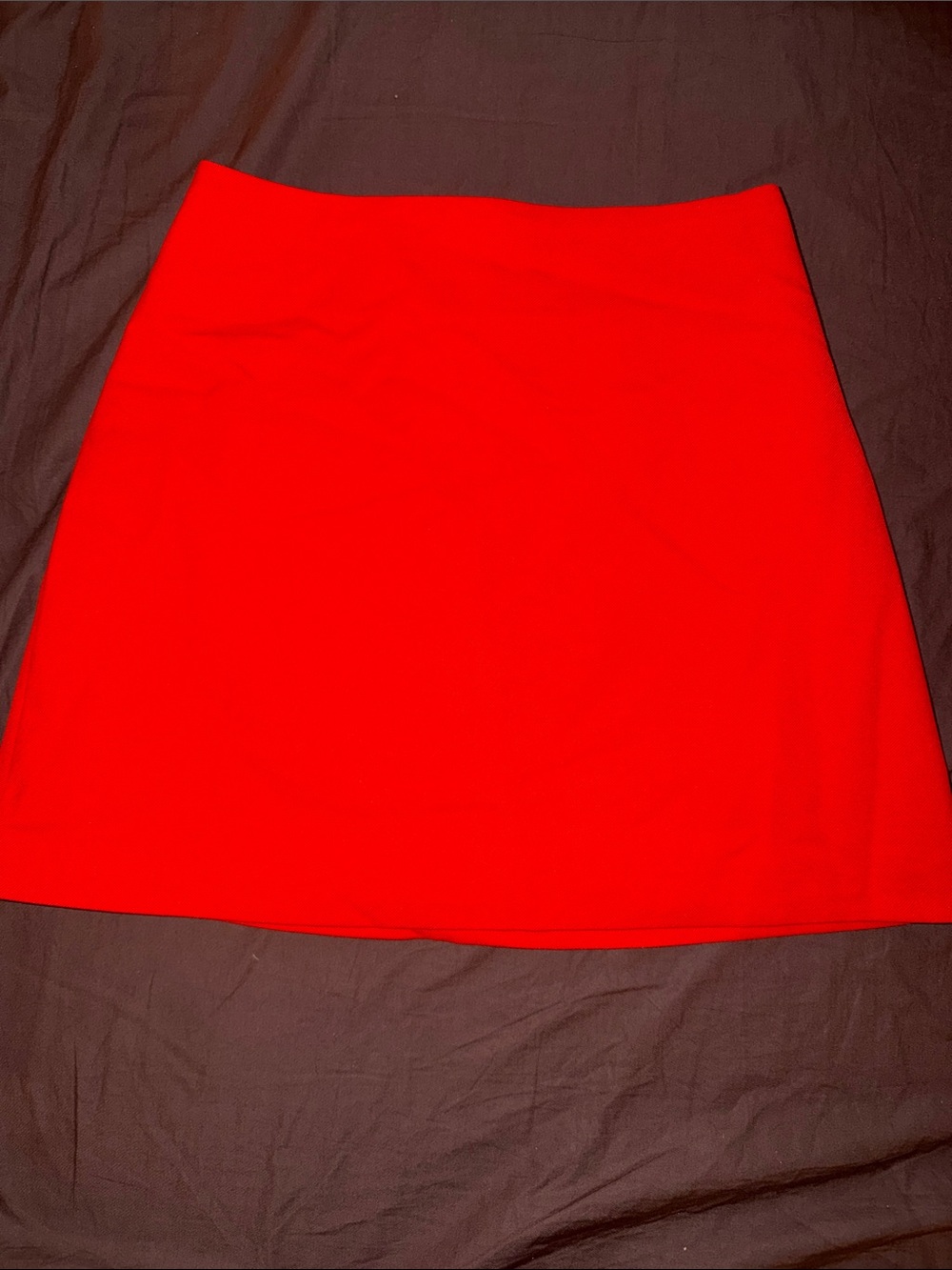 Express Bright Red Mini Skirt